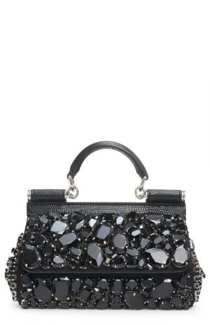 Small Kim Sicily Crystal Embellished Handbag